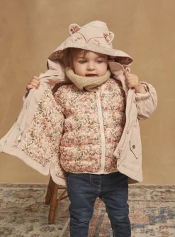 Coat, Jacket | Coat, Jacket-Sergent Major Beige canvas 3-in-1 hooded parka