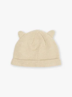 Beany, Scarf, Gloves-Sergent Major Beige knitted hat