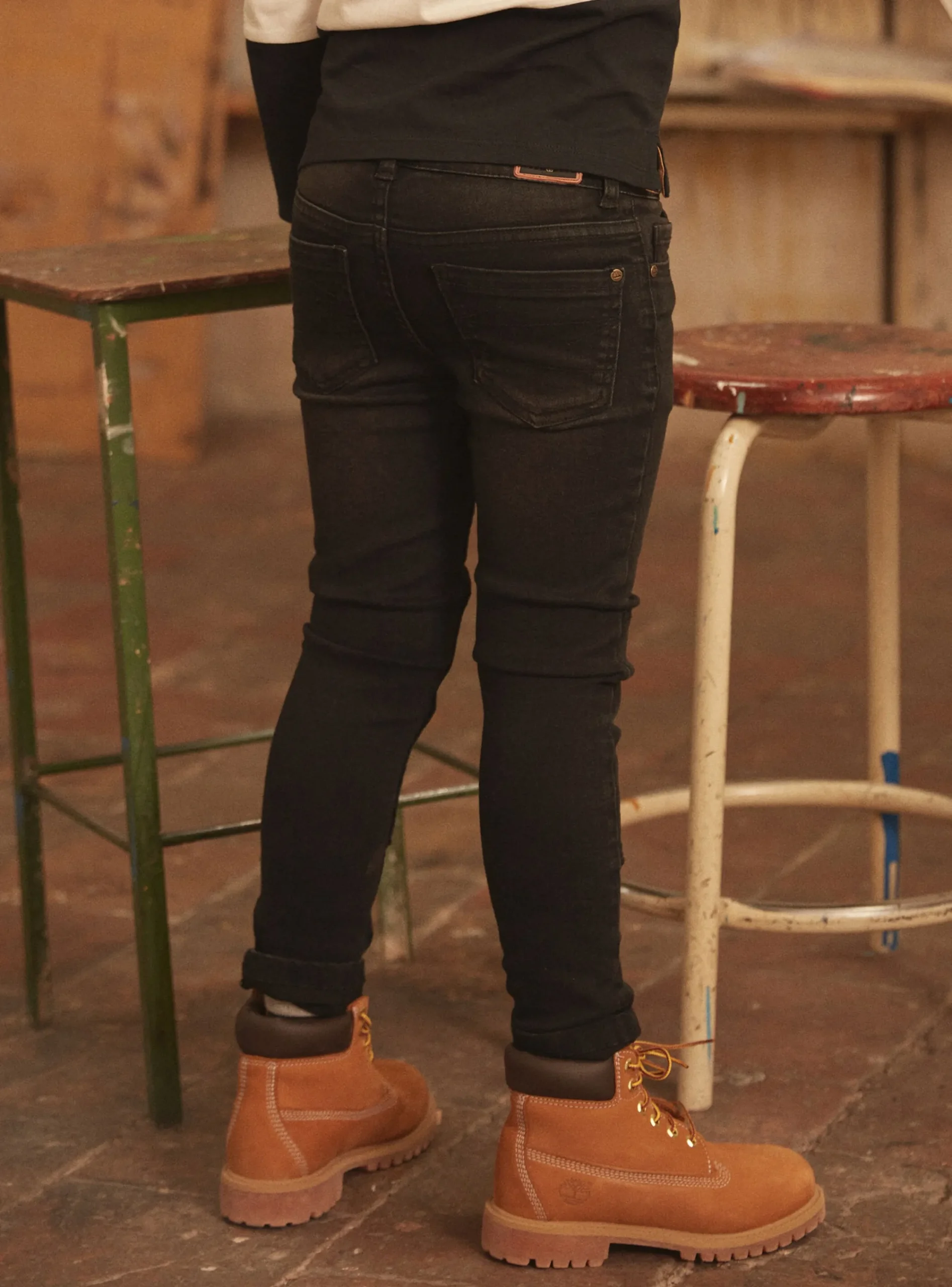 Trousers, Jeans-Sergent Major Black denim JEANS