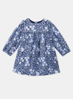 Dress | Dress-Sergent Major Blue and white floral print dress