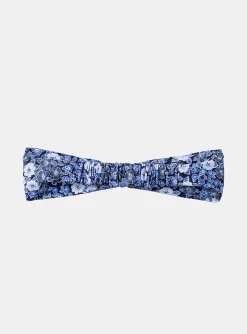 Hat, Scarf-Sergent Major Blue and white headband with floral print