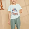 Pajamas-Sergent Major Blue green PYJAMA