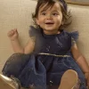 Dress | Dress-Sergent Major Blue JUMPER DRESS