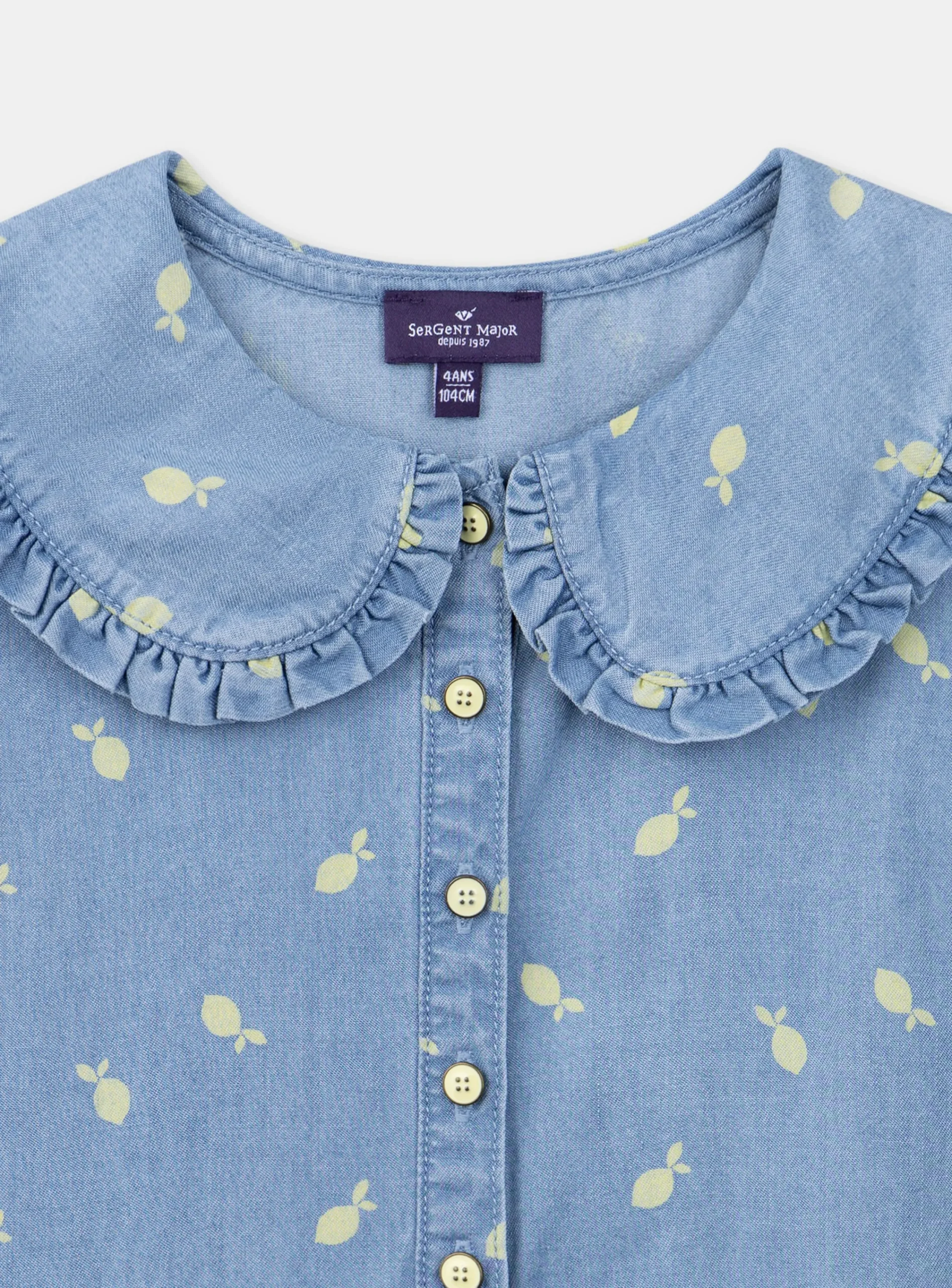 Dress-Sergent Major Blue shirt dress
