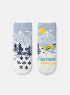 Underwear & Socks-Sergent Major Blue sky ANTI-SKID SOCKS