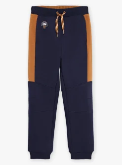 Sweatpants-Sergent Major Brown and navy blue jogging suit