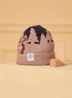 Beany, Scarf & Gloves-Sergent Major Brown BEANY