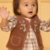 Knitwear, Sweater, Cardigan | Knitwear, Sweater, Cardigan-Sergent Major Brown CARDIGAN WHITHOUT SLEEVES