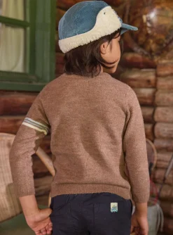 Knitwear, Sweater, Cardigan-Sergent Major Brown PULLOVER