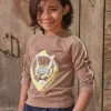 T-shirt, Polo Shirt-Sergent Major Brown TEE SHIRT LS