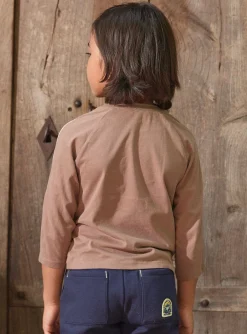T-shirt, Polo Shirt-Sergent Major Brown TEE SHIRT LS