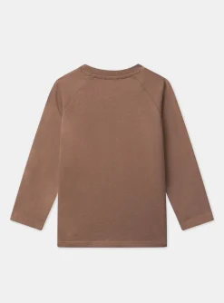 T-shirt, Polo Shirt-Sergent Major Brown TEE SHIRT LS