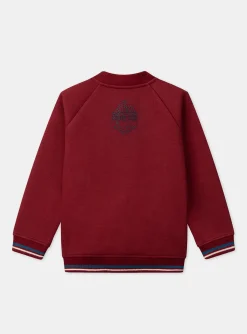 Knitwear, Sweater, Cardigan-Sergent Major Burgundy KIDS CARDIGAN