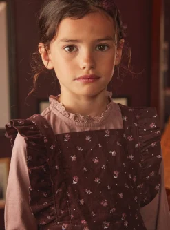 Dress-Sergent Major Chocolate velvet apron dress