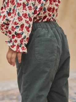 Trousers, Jeans | Trousers, Jeans-Sergent Major Clay green corduroy pants