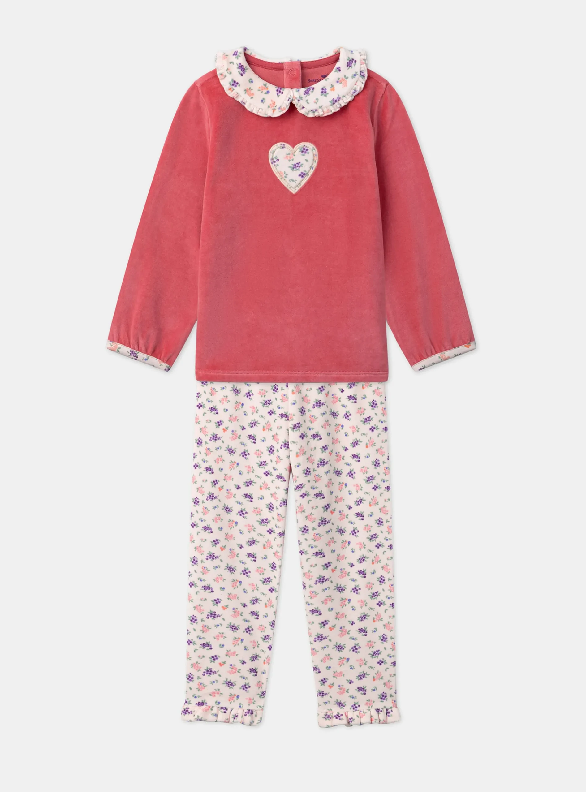 Pajamas-Sergent Major Dark coral PYJAMA