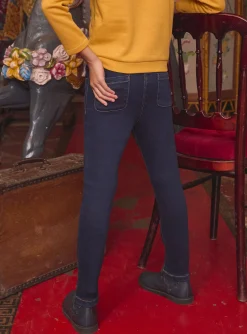 Trousers, Jeans And Legging-Sergent Major Dark denim JEANS