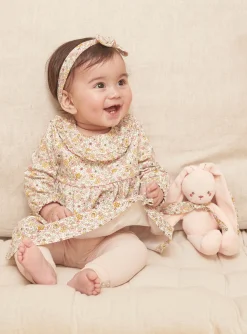 Suits And Ensembles-Sergent Major Dress, pants and headband set, ecru
