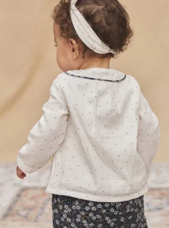 T-shirts & Shirts | T-shirts & Shirts-Sergent Major Ecru blouse with polka dot print
