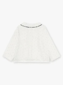 T-shirts & Shirts | T-shirts & Shirts-Sergent Major Ecru blouse with polka dot print
