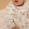 Suits And Ensembles-Sergent Major Ecru dress, pale pink leggings and socks