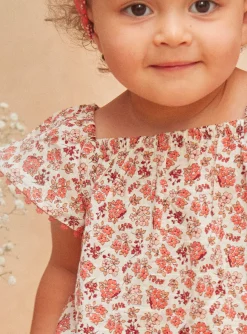 T-shirts & Shirts | T-shirts & Shirts-Sergent Major Ecru floral blouse