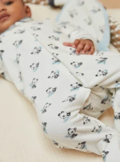 Baby Jumpsuits-Sergent Major Ecru velvet romper in organic cotton and recycled polyester