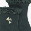 Socks & Tights | Socks & Tights-Sergent Major Emerald green ribbed socks