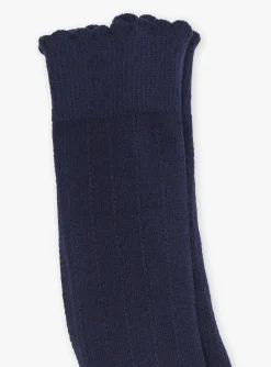 Socks & Tights | Socks & Tights-Sergent Major Fancy navy blue tights
