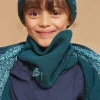 Beany, Scarf, Gloves-Sergent Major Fir green knitted headband