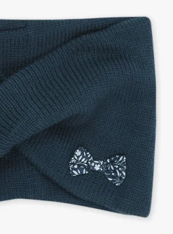 Beany, Scarf, Gloves-Sergent Major Fir green knitted headband