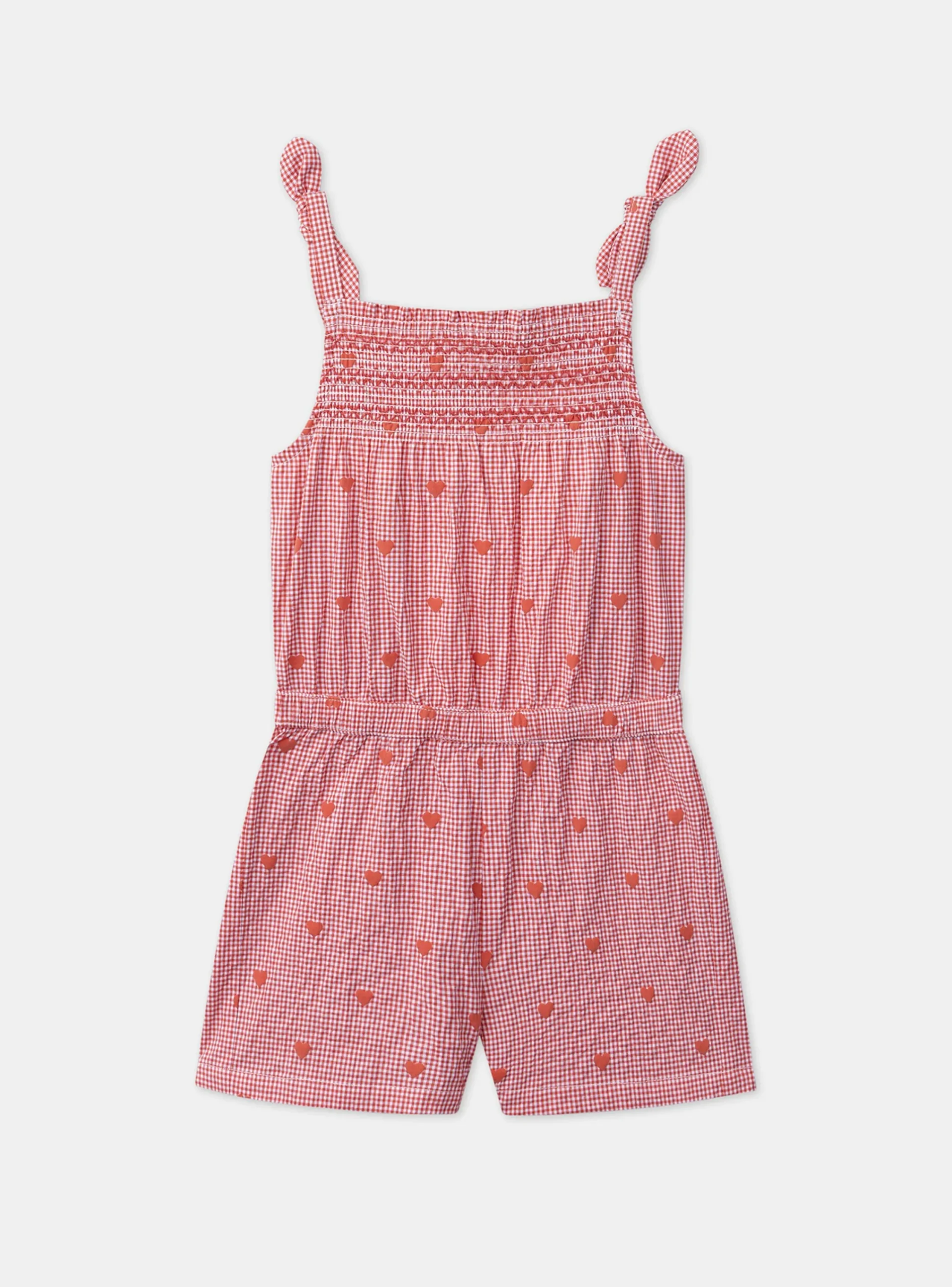 Dress-Sergent Major Gingham Heart Playsuit