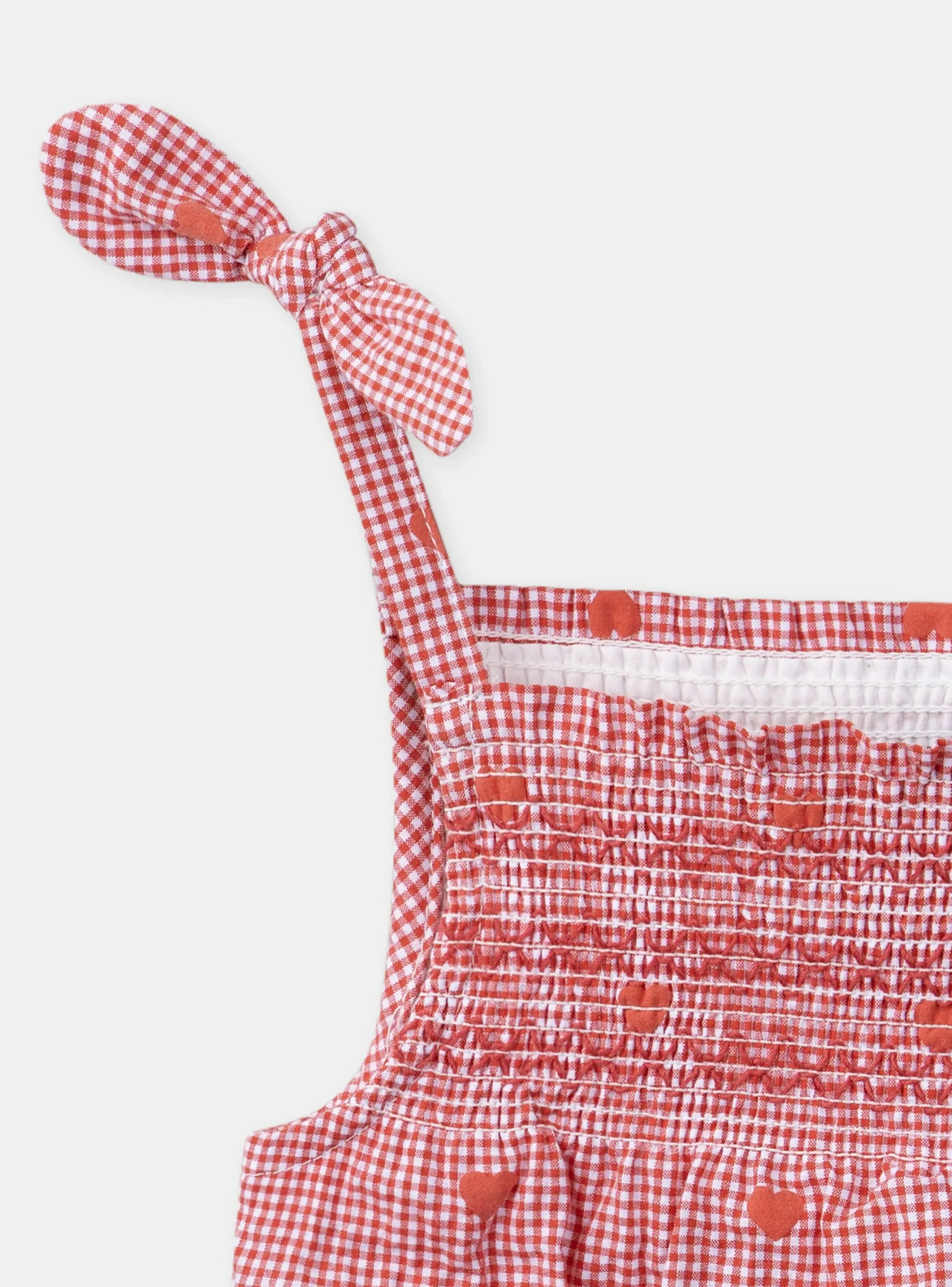 Dress-Sergent Major Gingham Heart Playsuit