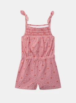 Dress-Sergent Major Gingham Heart Playsuit