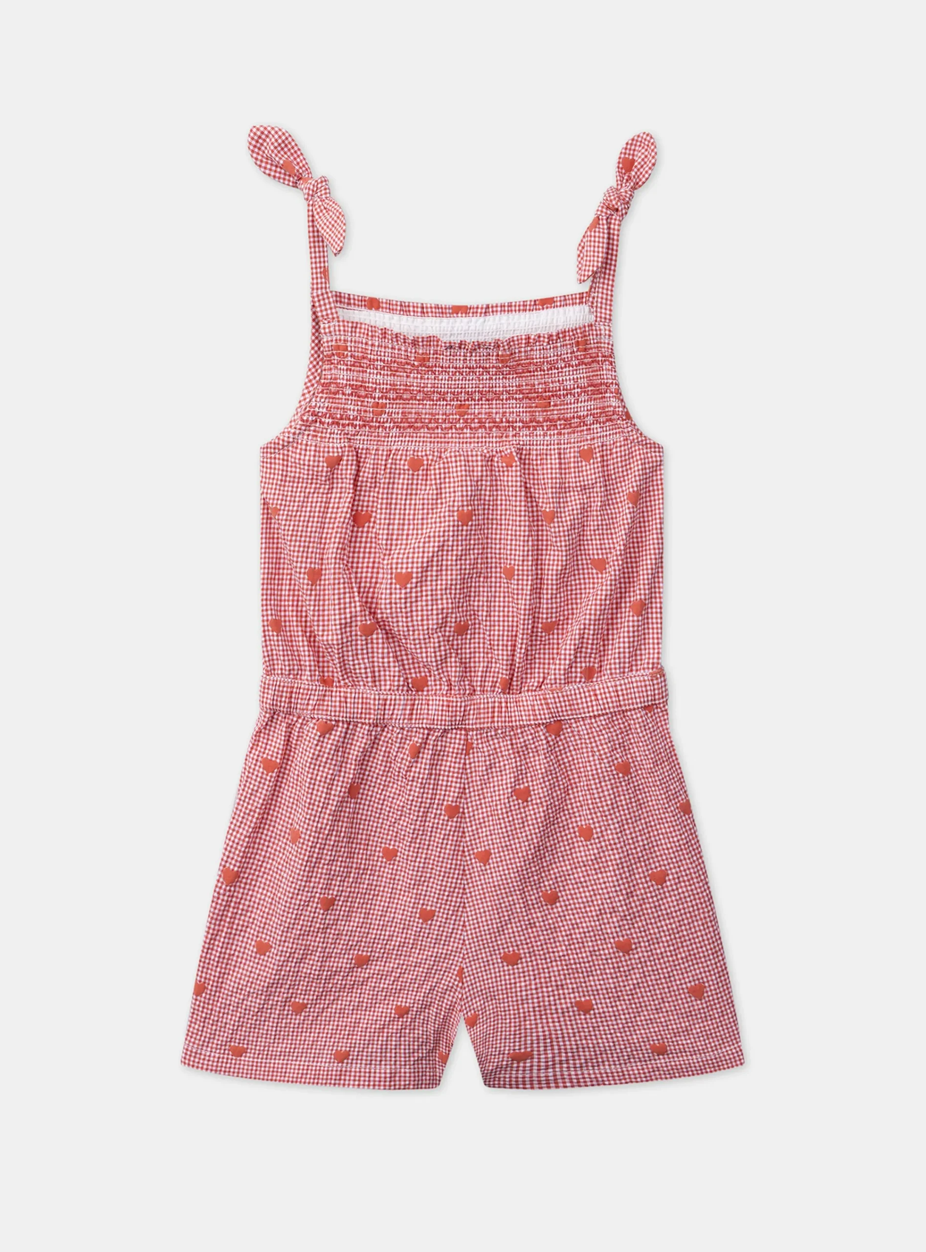 Dress-Sergent Major Gingham Heart Playsuit