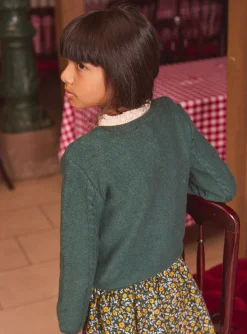 Knitwear, Sweater, Cardigan-Sergent Major Green CARDIGAN