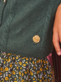 Knitwear, Sweater, Cardigan-Sergent Major Green CARDIGAN