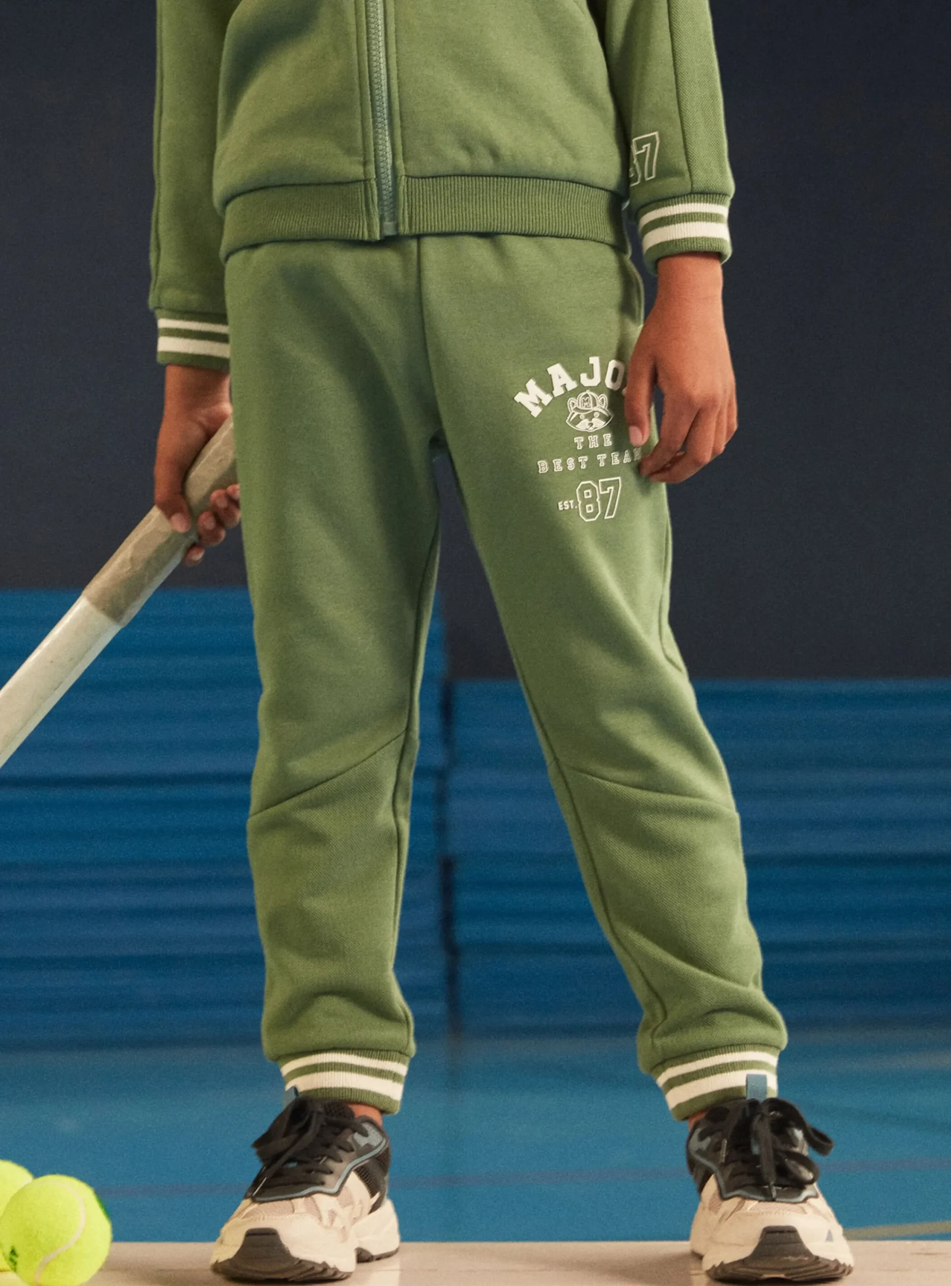 Sweatpants-Sergent Major Green JOGGING PANTS