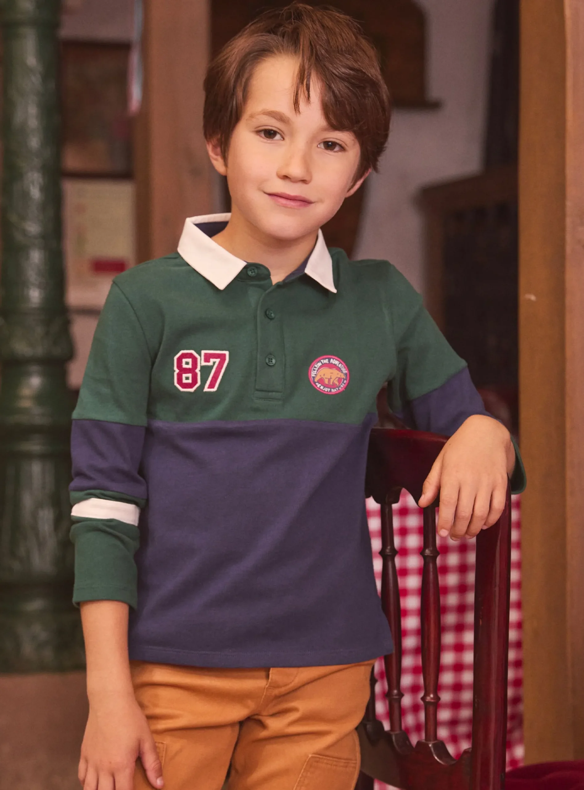 T-shirt, Polo Shirt-Sergent Major Green POLO SHIRT