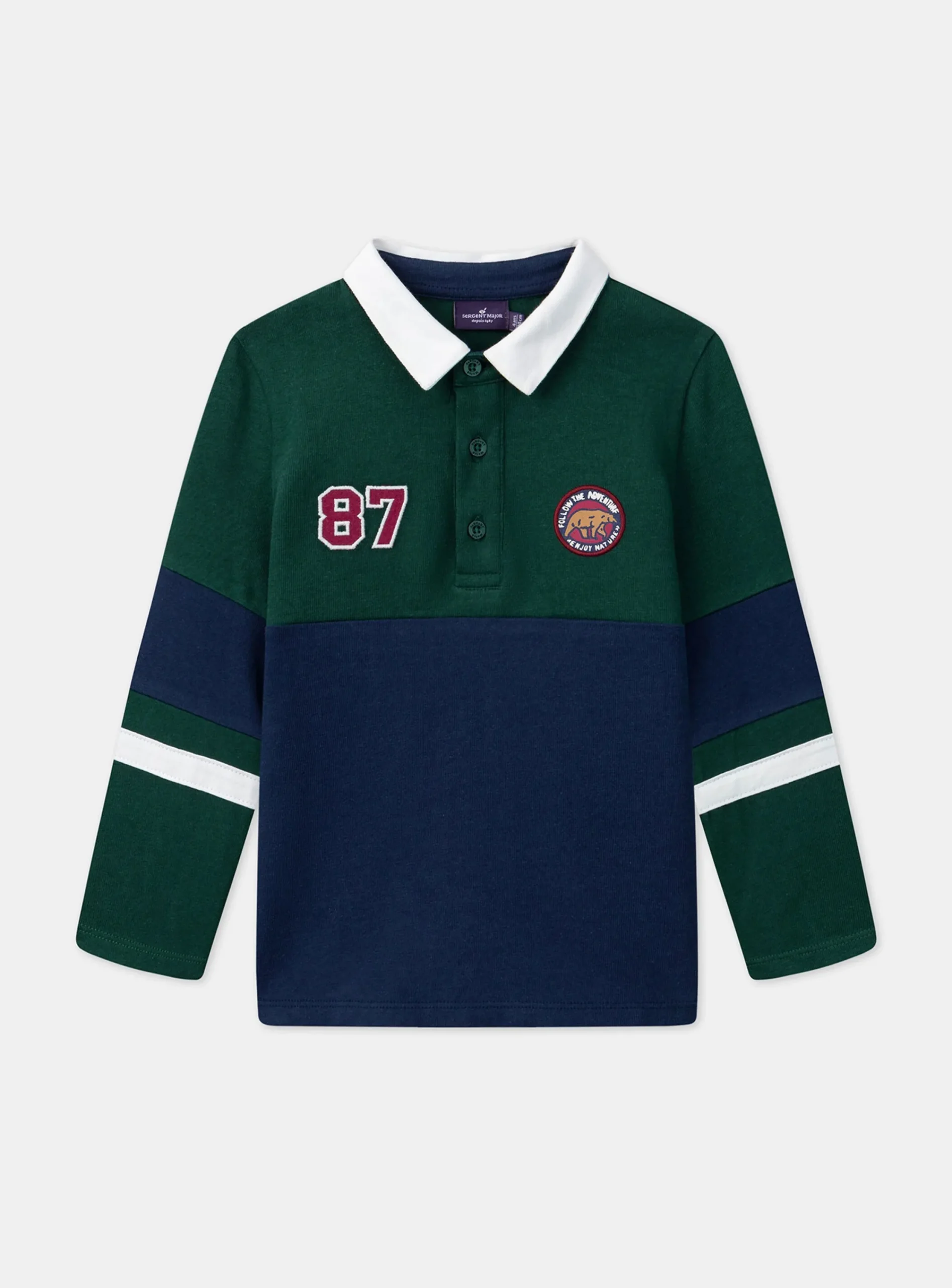 T-shirt, Polo Shirt-Sergent Major Green POLO SHIRT
