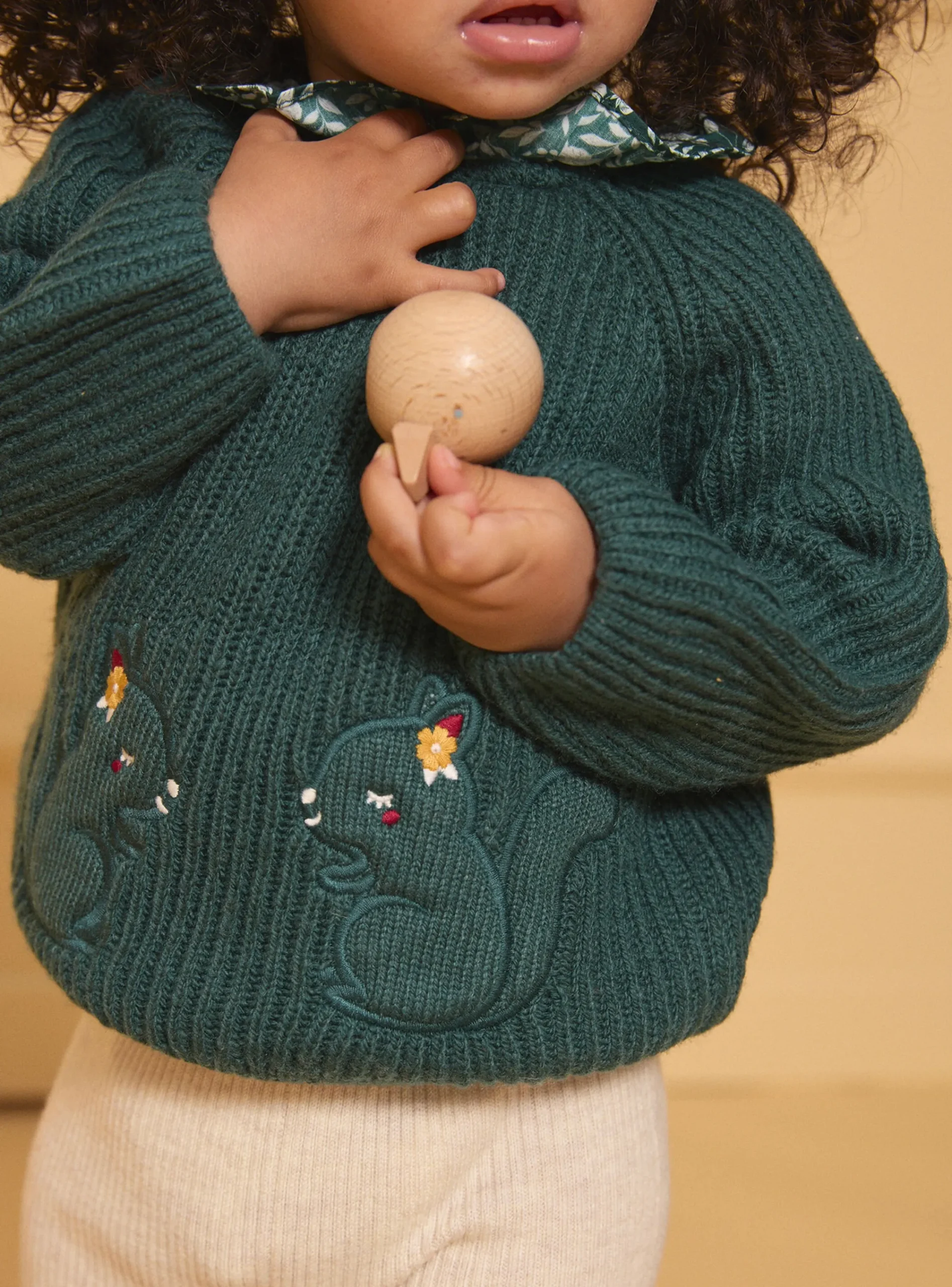 Knitwear, Sweater, Cardigan | Knitwear, Sweater, Cardigan-Sergent Major Green PULLOVER