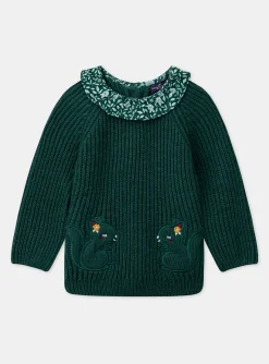 Knitwear, Sweater, Cardigan | Knitwear, Sweater, Cardigan-Sergent Major Green PULLOVER