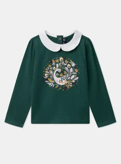 Shirt, T-shirt-Sergent Major Green TEE SHIRT LS