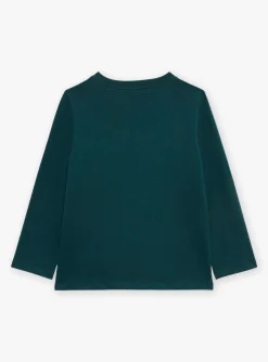 T-shirt, Polo Shirt-Sergent Major Green TEE SHIRT LS