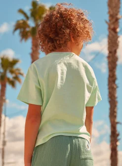 T-shirt, Polo Shirt-Sergent Major Green TEE SHIRT SS
