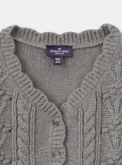 Knitwear, Sweater, Cardigan | Knitwear, Sweater, Cardigan-Sergent Major Grey CARDIGAN