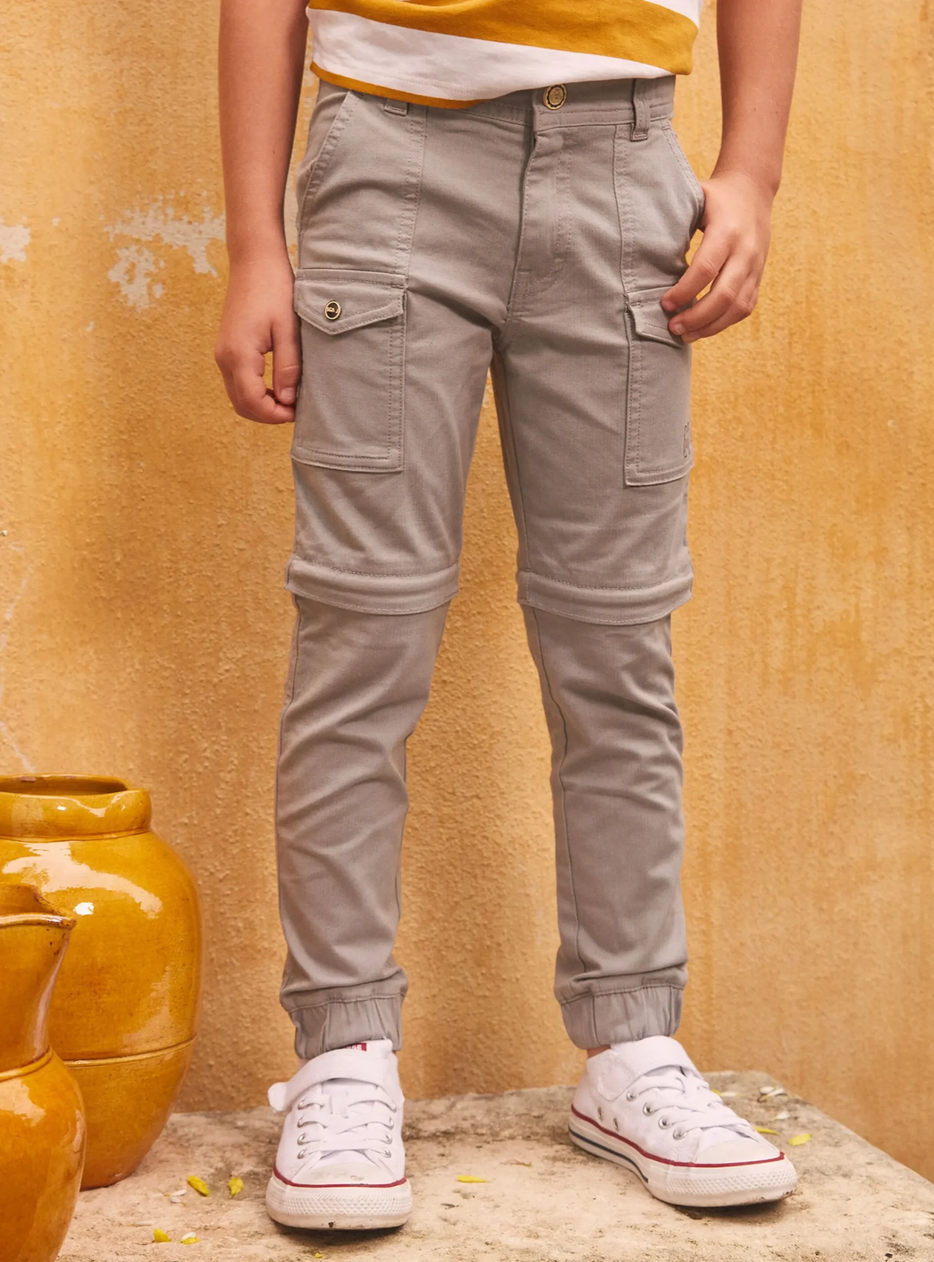 Trousers, Jeans-Sergent Major Grey cargo trousers