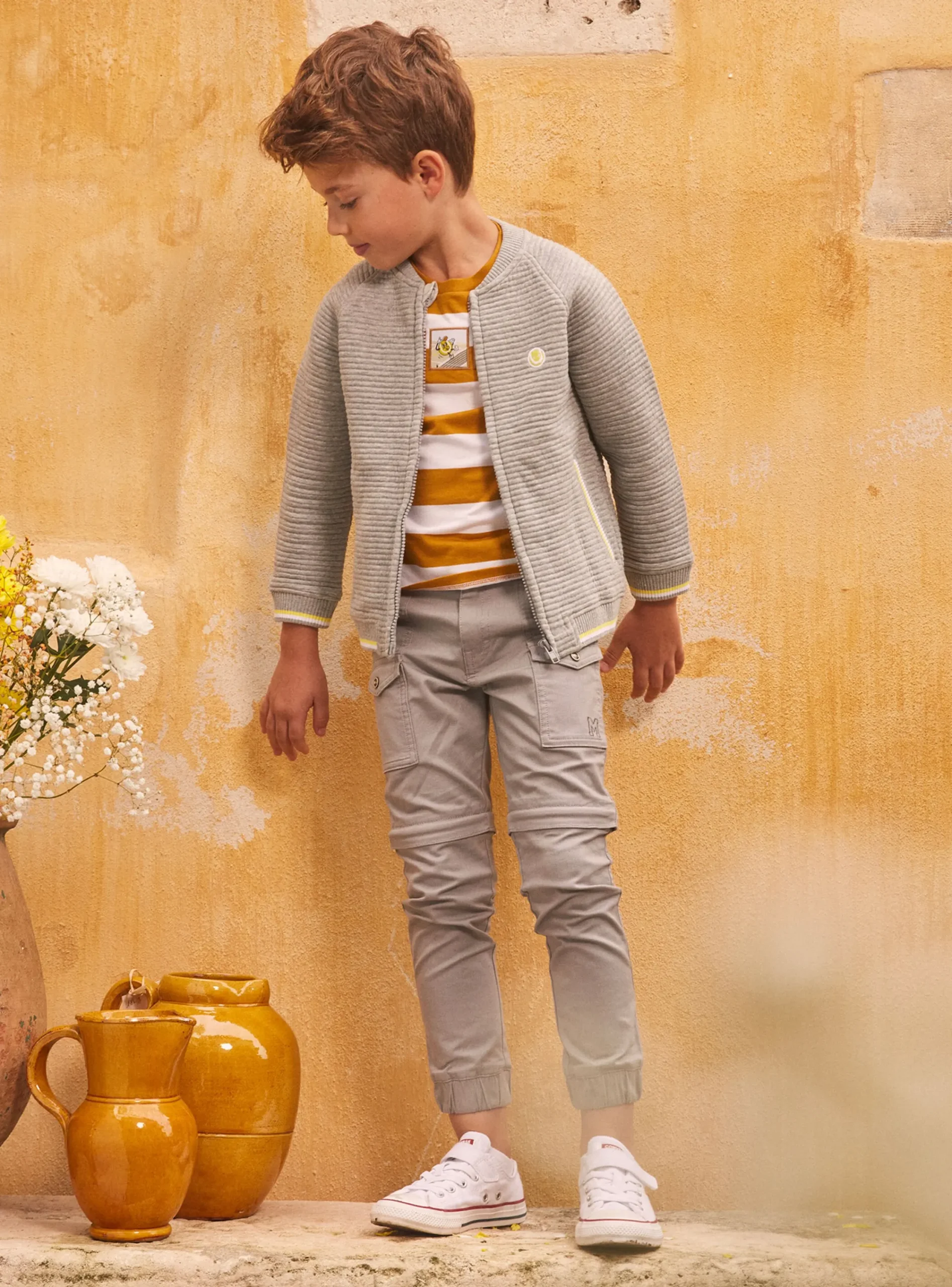 Trousers, Jeans-Sergent Major Grey cargo trousers