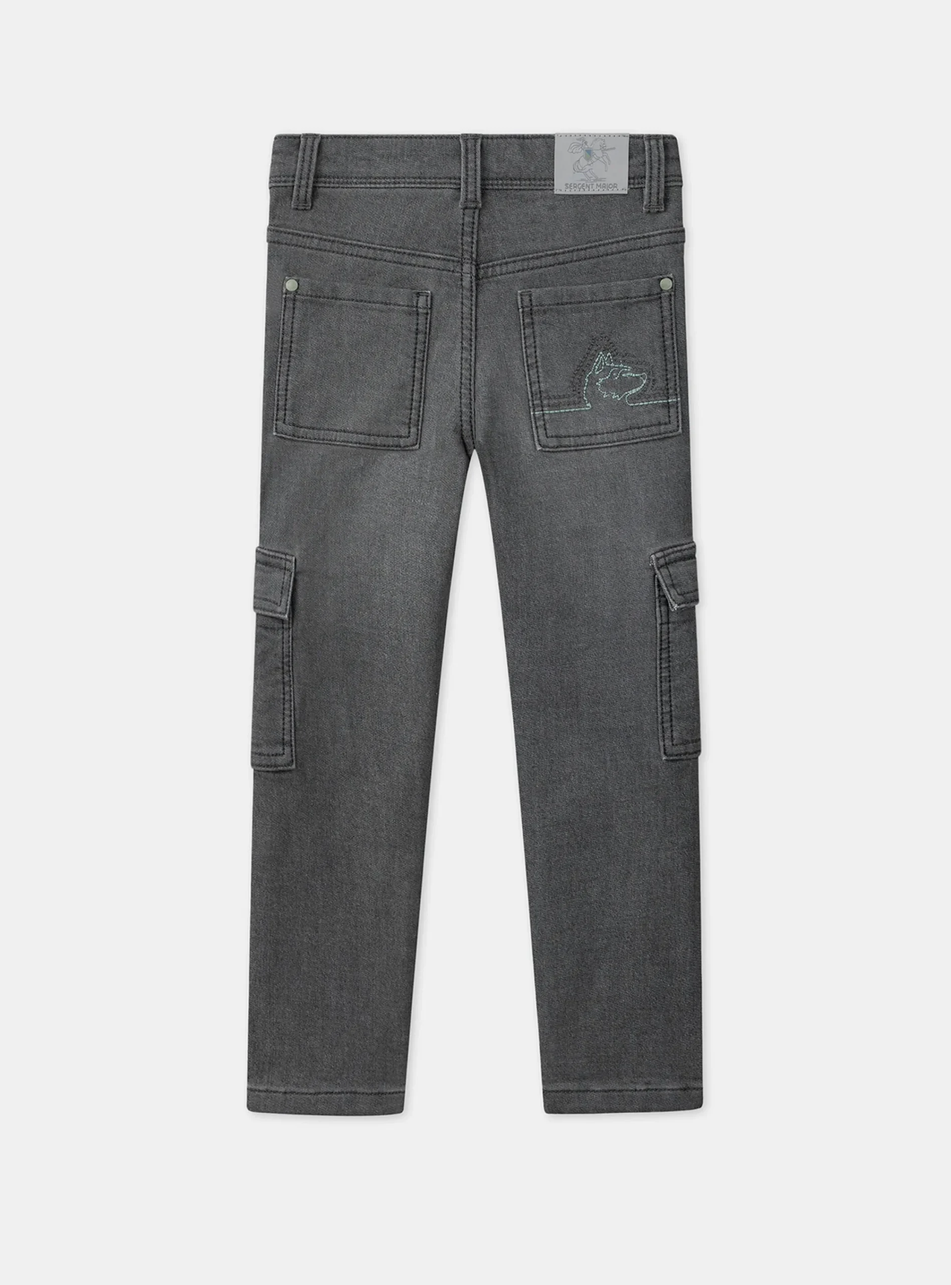 Trousers, Jeans-Sergent Major Grey denim JEANS
