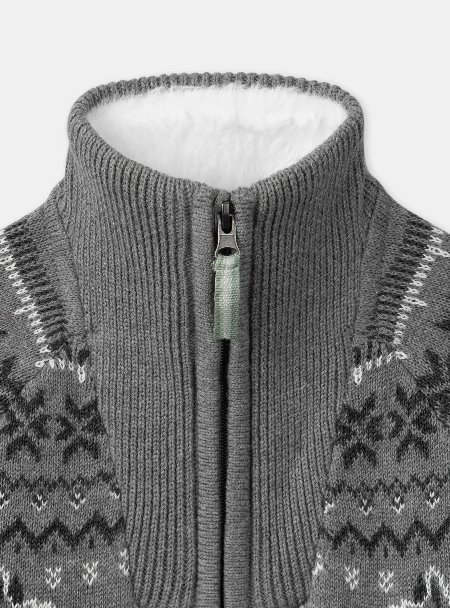 Knitwear, Sweater, Cardigan-Sergent Major Grey KIDS CARDIGAN